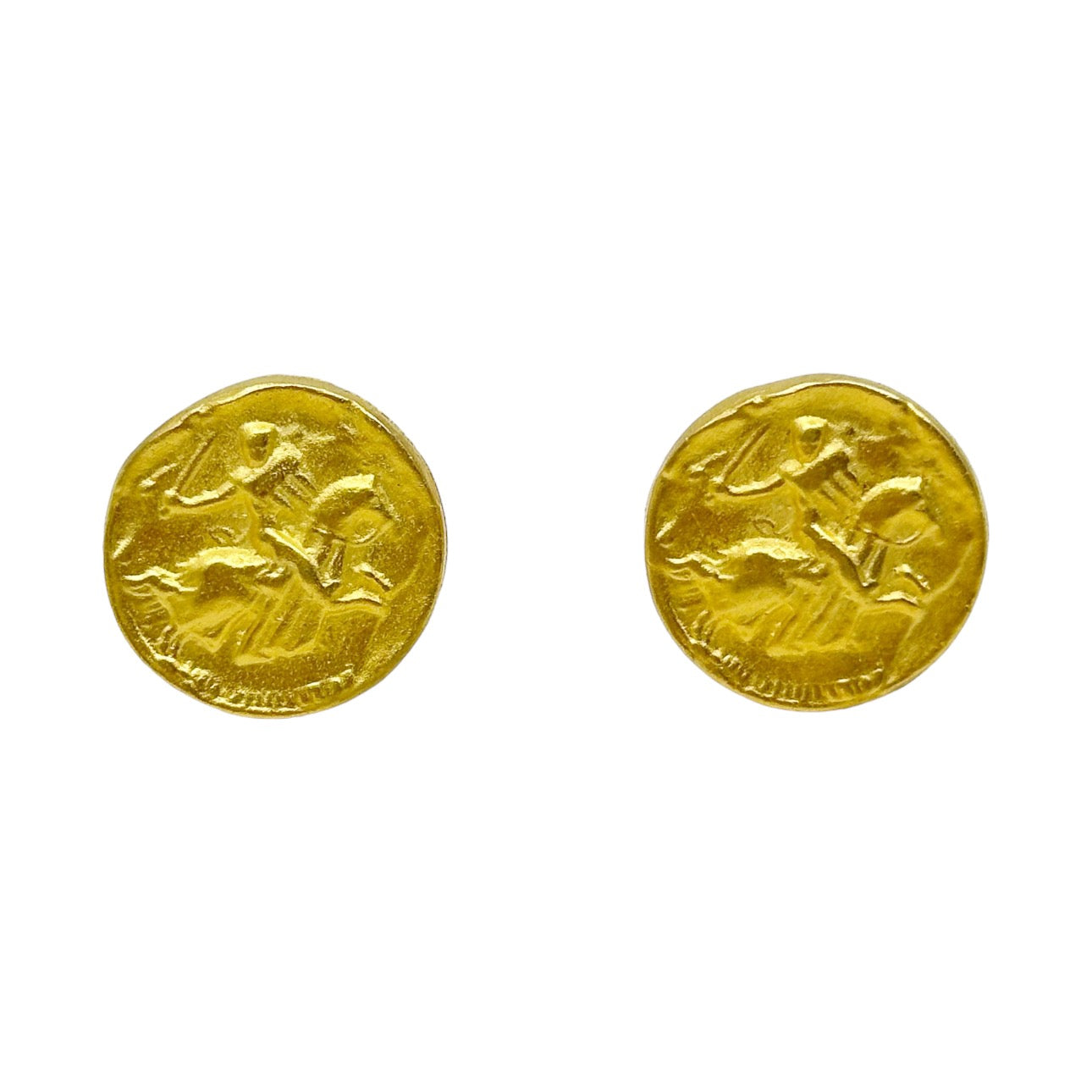 Vintage Gold filled coin cufflinks