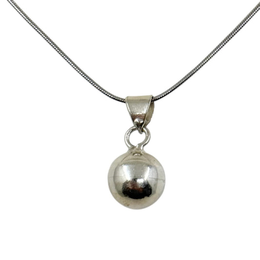 Hand Made  sterling silver bead pendant - GM511