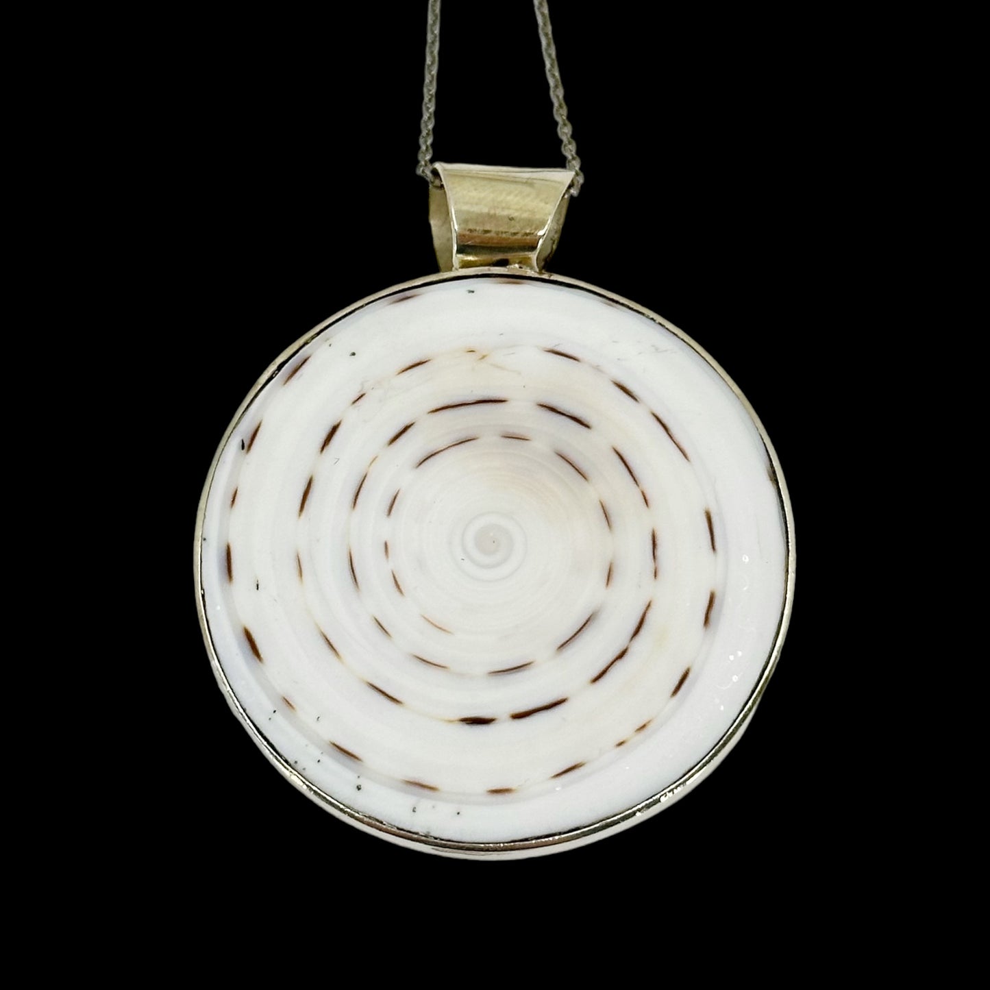 Sterling silver shell pendant