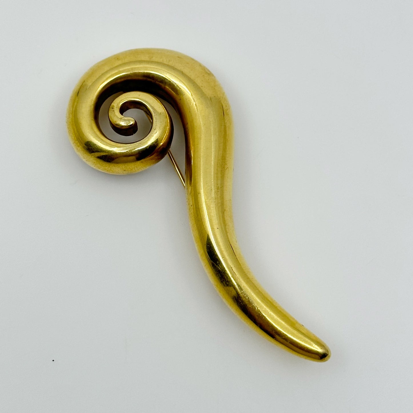 Vaubel Gold Vermeil sterling silver brooch