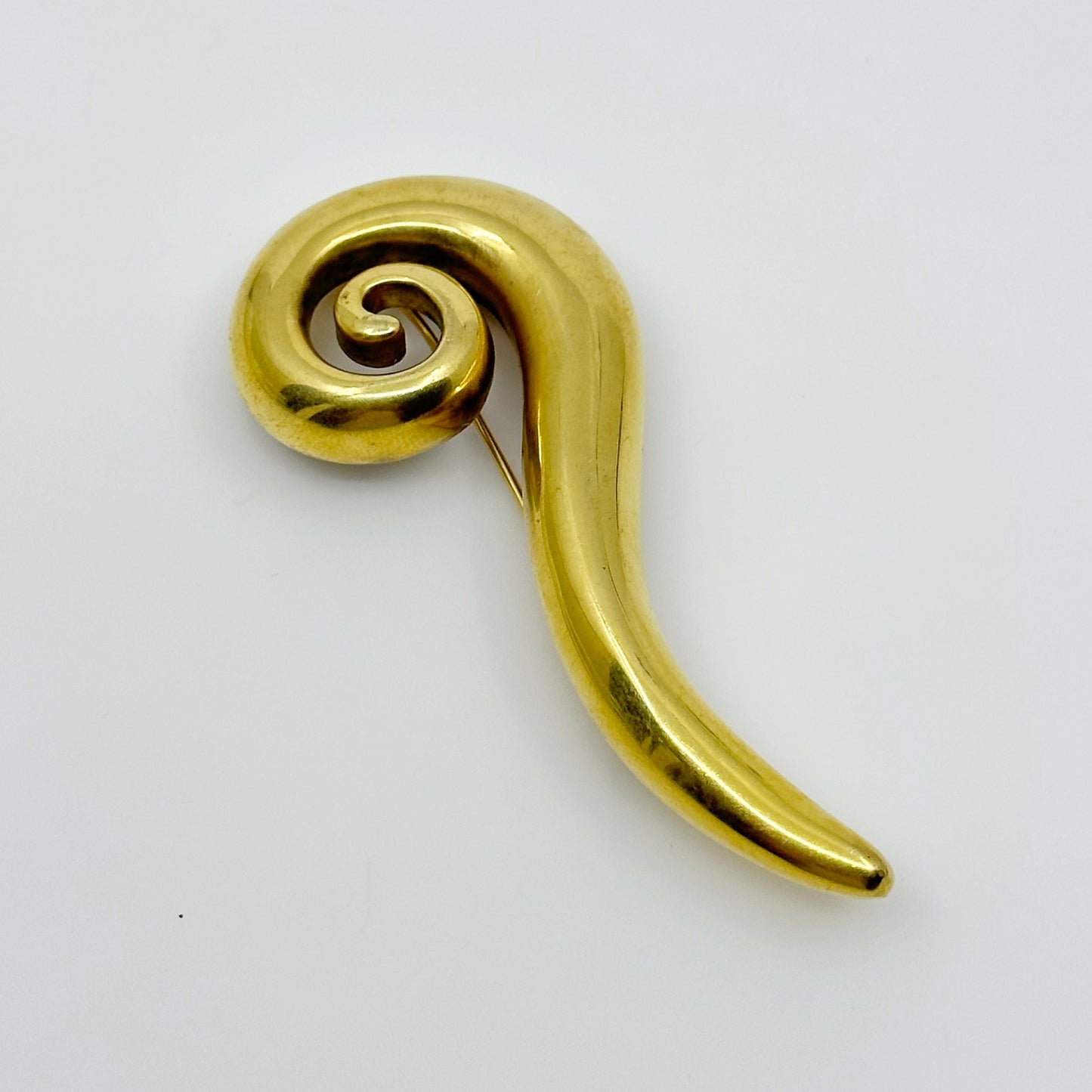 Vaubel Gold Vermeil sterling silver brooch