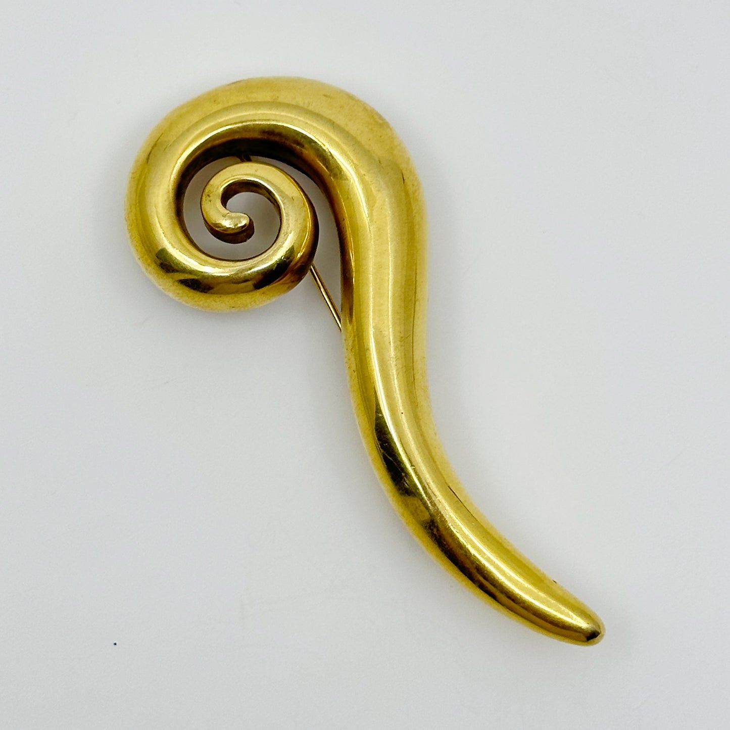 Vaubel Gold Vermeil sterling silver brooch