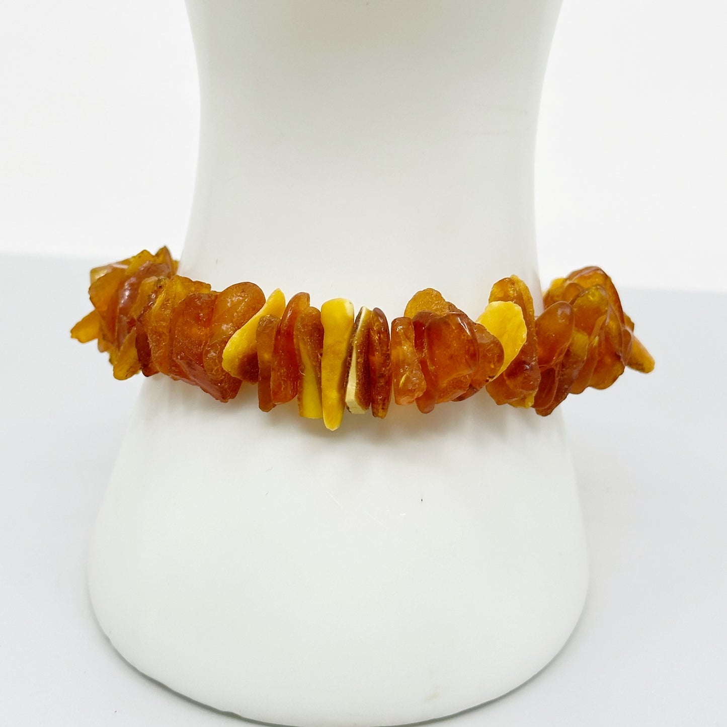 Vintage baltic amber stretch bracelet