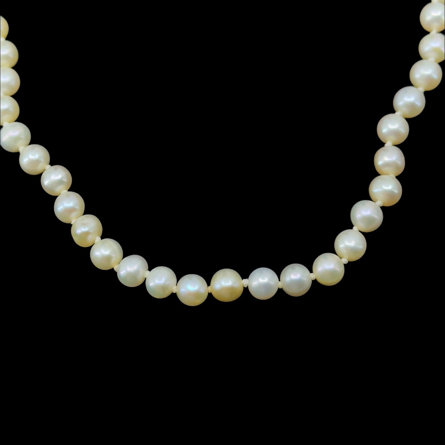 14k gold 5mm Freshwater pearl  necklace