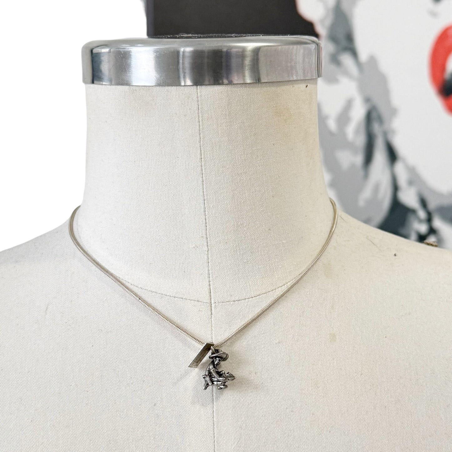 sterling silver World Museum mining Butte Montana charm pendant - GM627