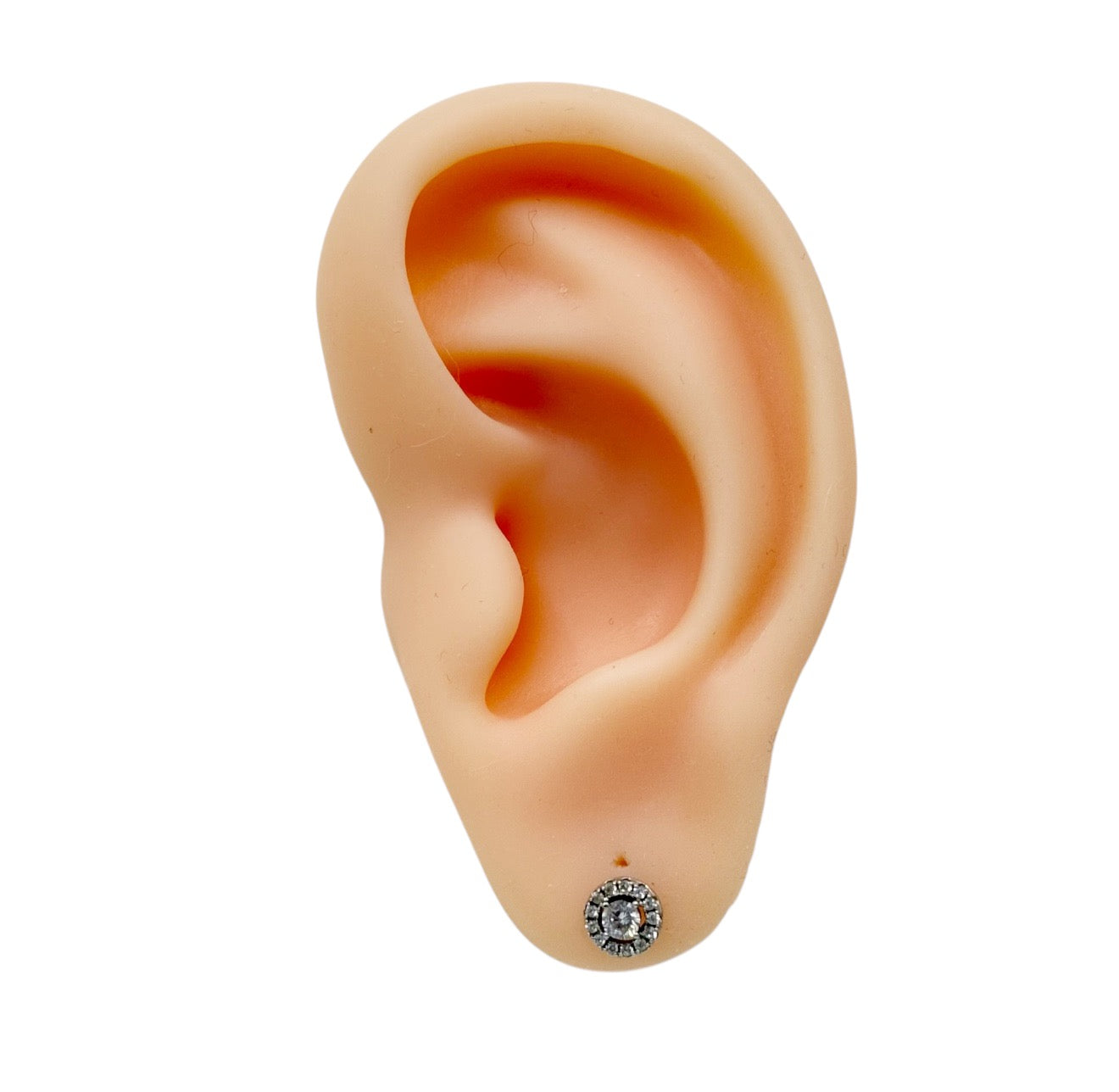 Sterling silver Cubic Zirconia stud earrings - GM645