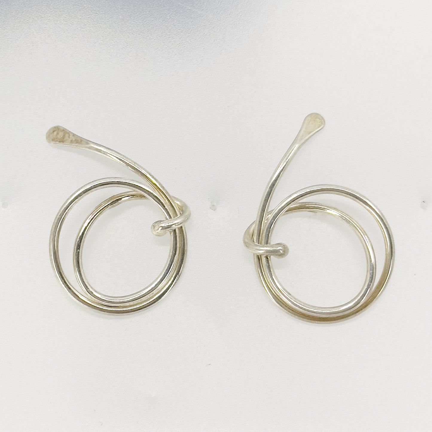 Hand Made sterling silver earrings