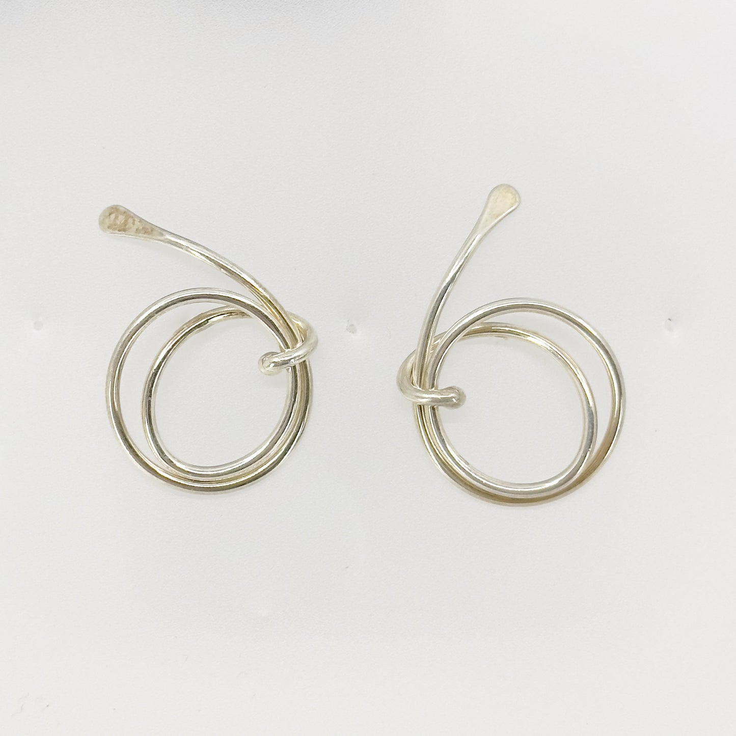 Hand Made sterling silver earrings