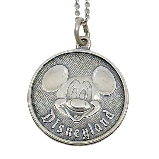 Vintage sterling silver Mikey Mouse Disneyland charm Pendant