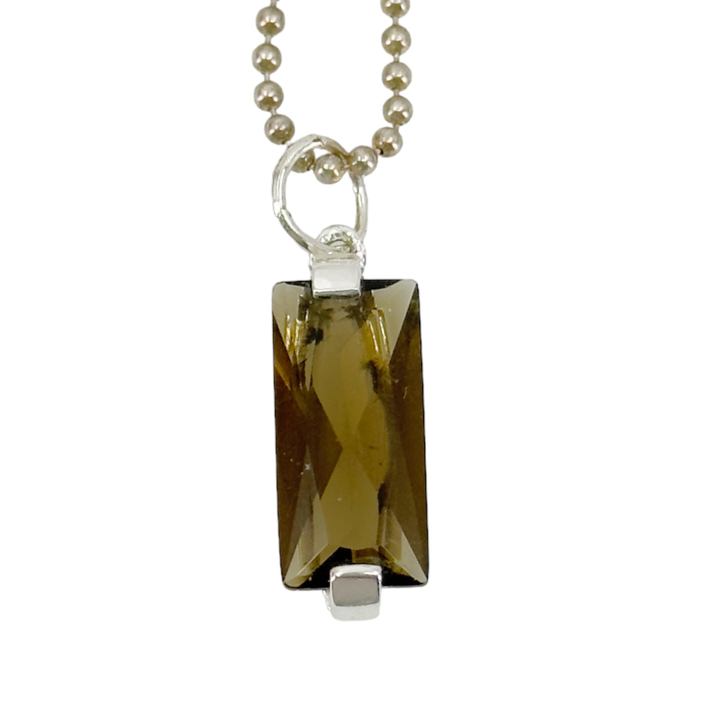 Sterling silver smoky quartz Pendant