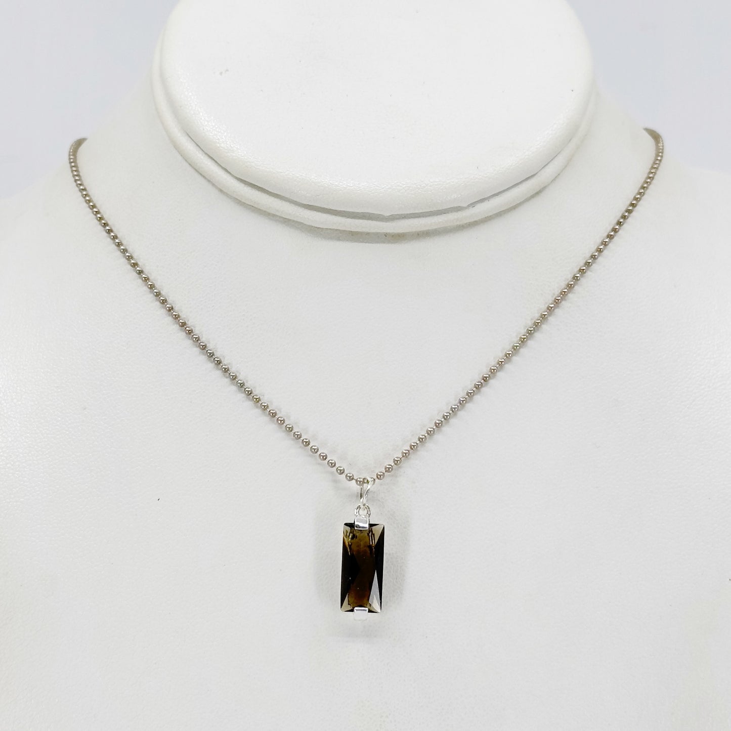 Sterling silver smoky quartz Pendant