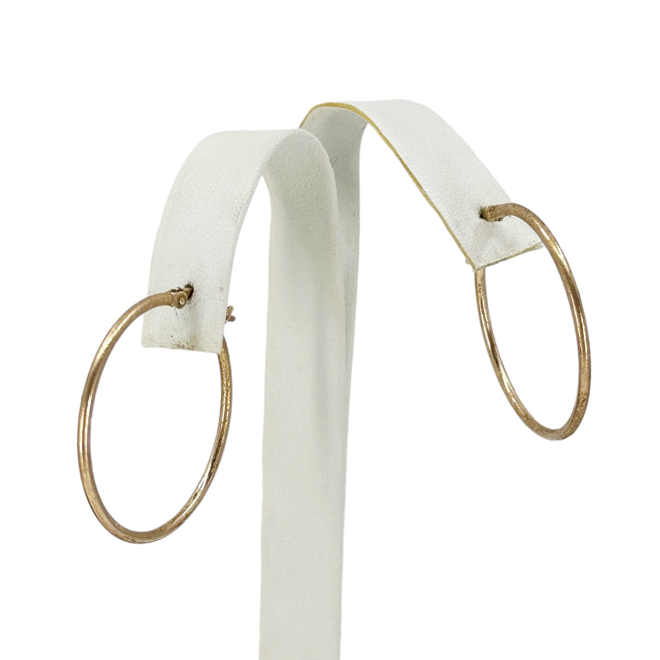 Gold Vermeil Sterling silver hoop earrings