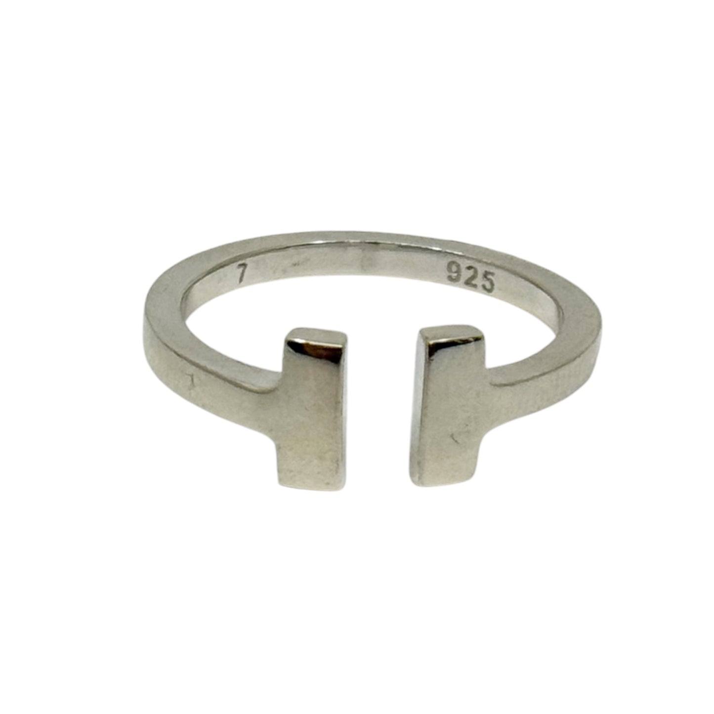Sterling silver T wire ring - GM721