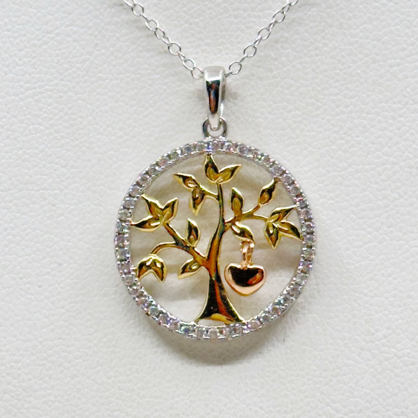 Hallmark sterling silver tree pendant necklace