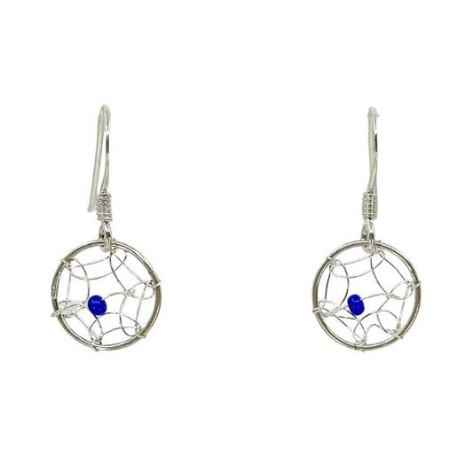 Sterling silver dream catcher earrings