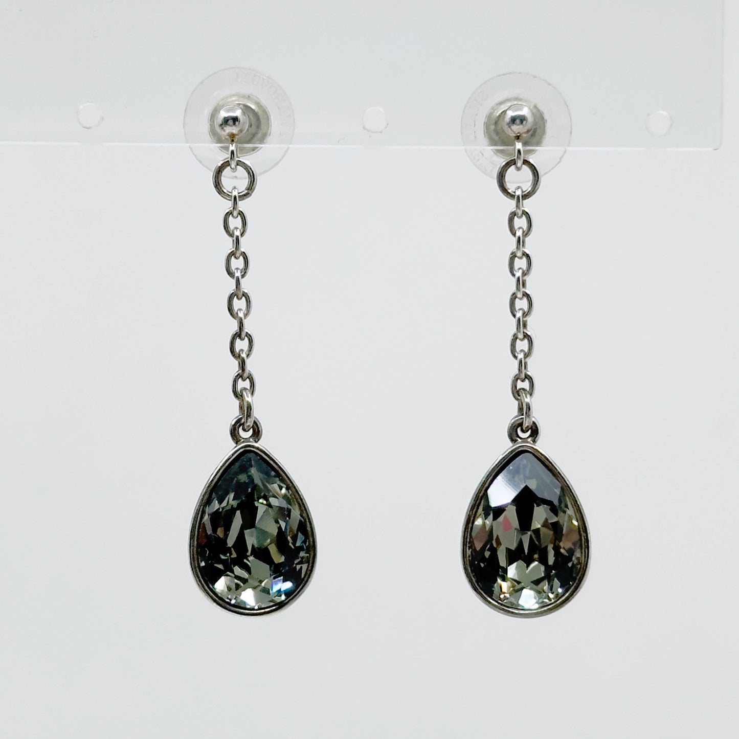 Swarovski crystal teardrop earrings