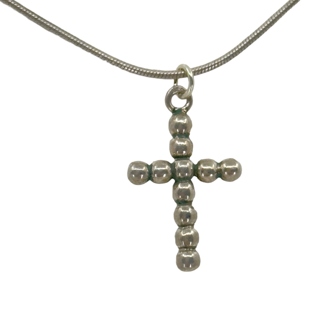 Sterling silver cross pendant