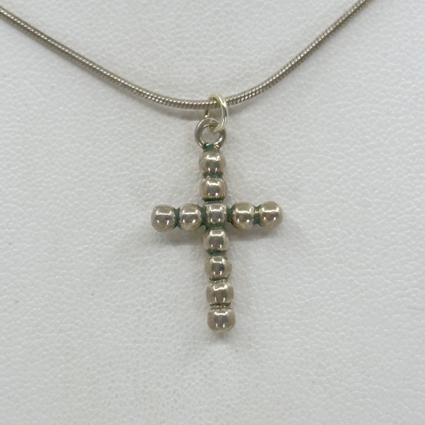 Sterling silver cross pendant