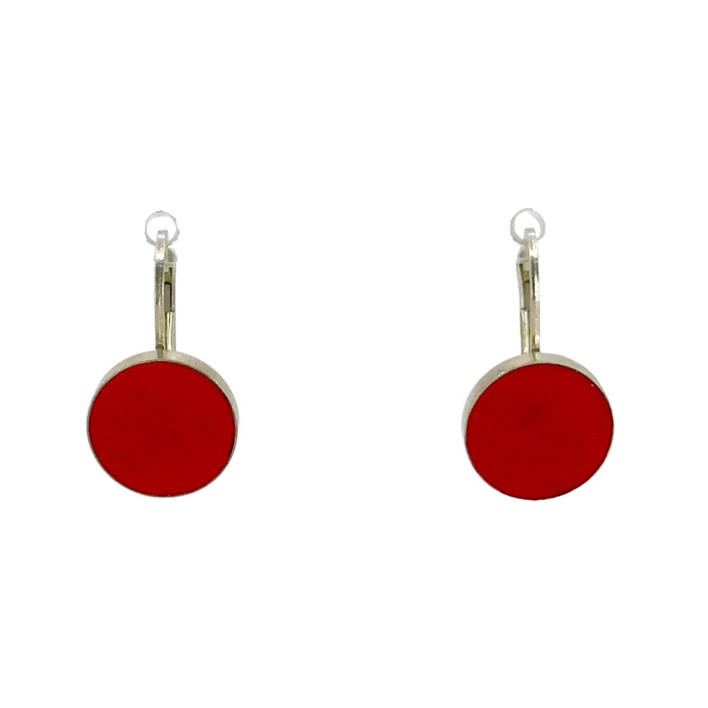 sterling silver enamel earrings