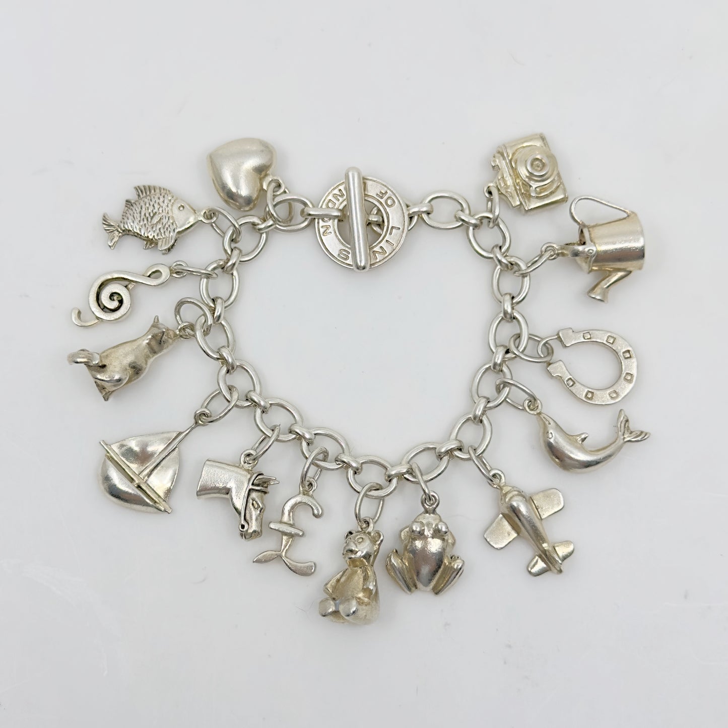 Links of London sterling silver charm bracelet