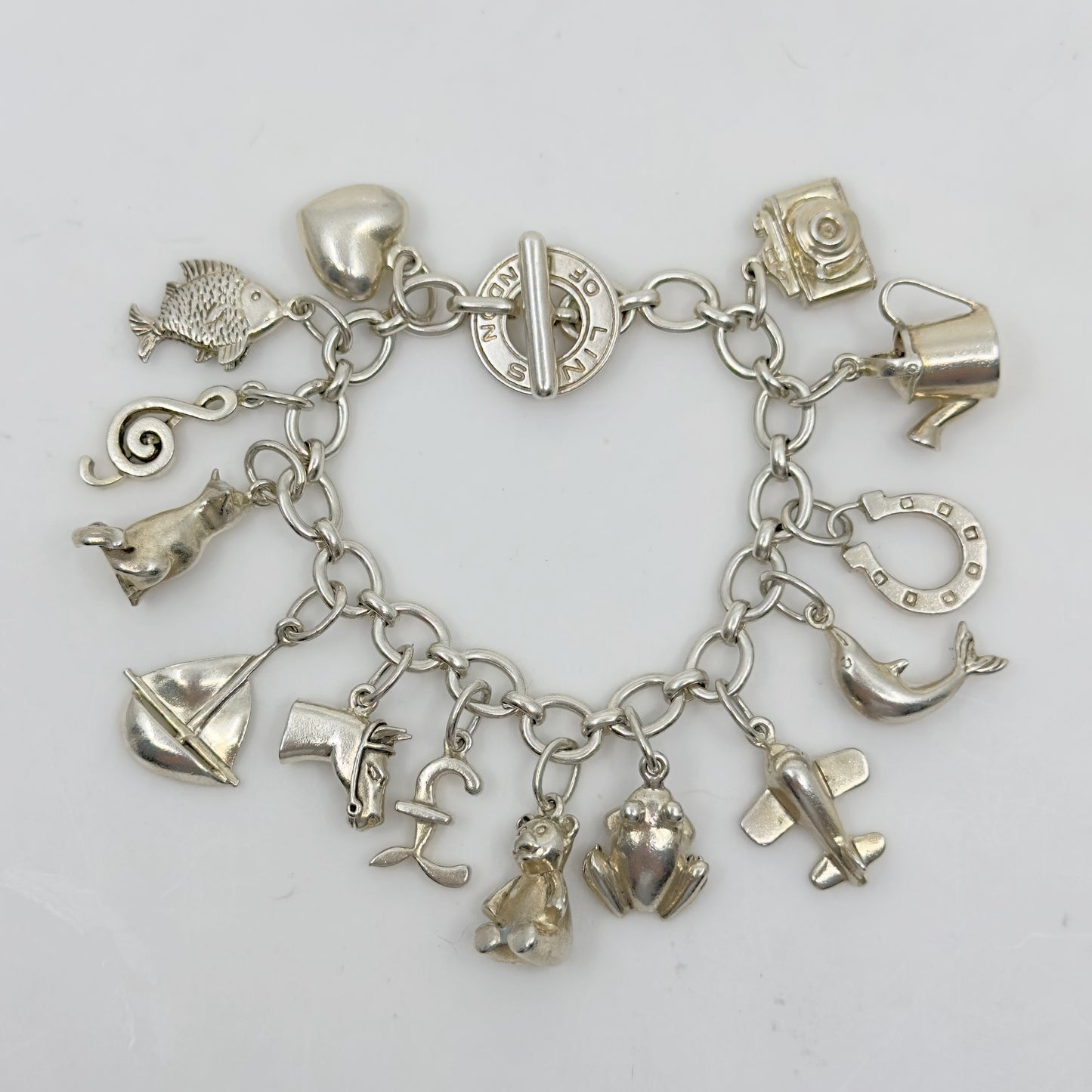 Links of London sterling silver charm bracelet