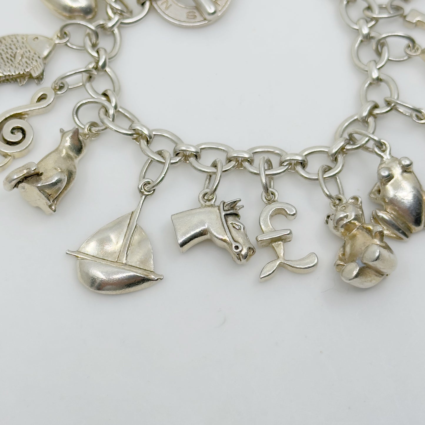 Links of London sterling silver charm bracelet