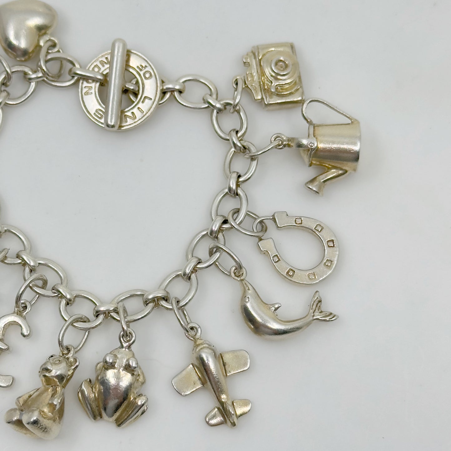 Links of London sterling silver charm bracelet