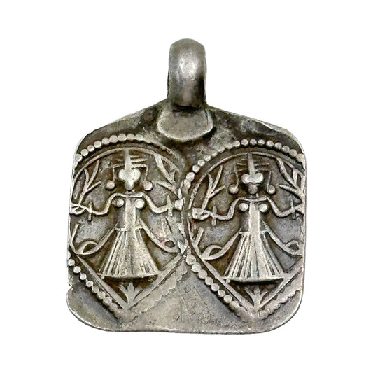 Vintage Hindu Rajasthan 800 silver pendant