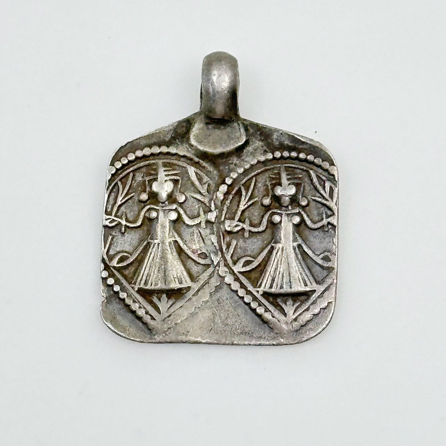 Vintage Hindu Rajasthan 800 silver pendant