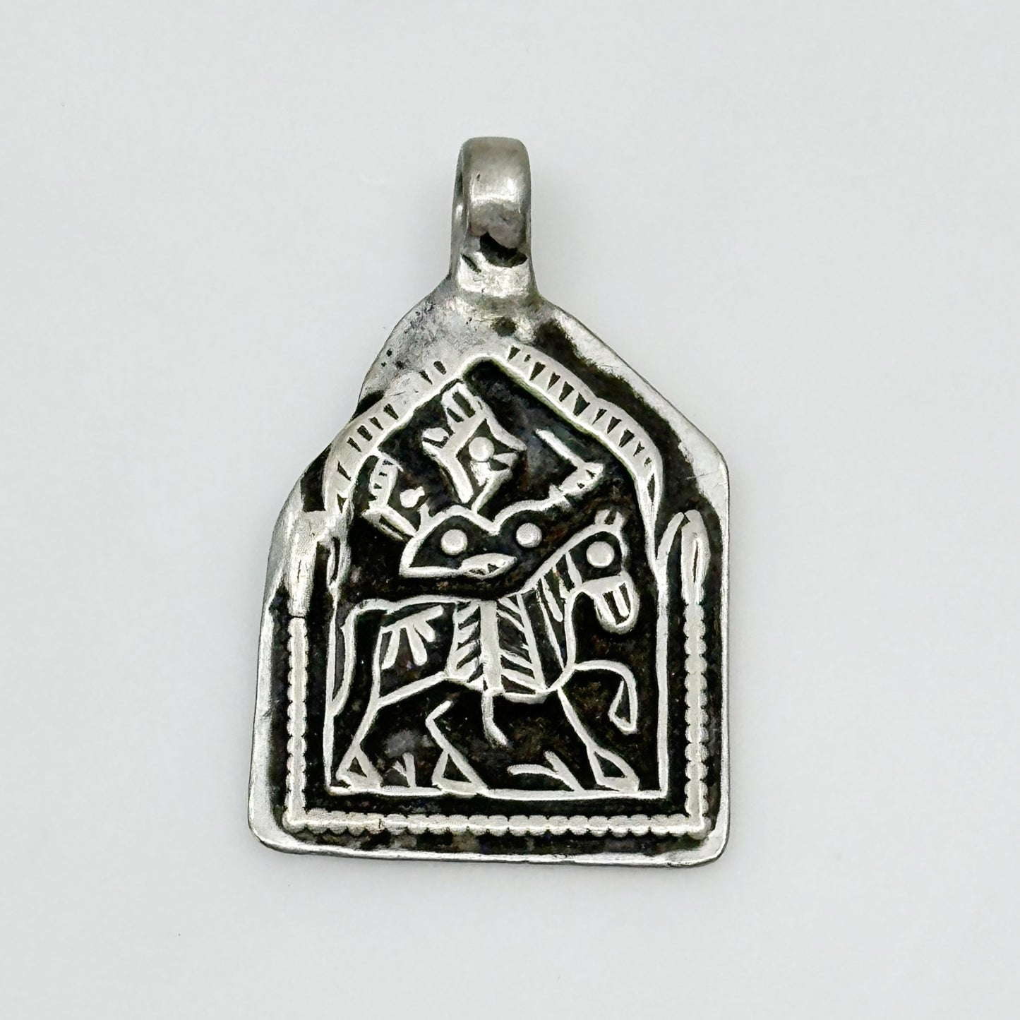 Vintage Hindu Rajasthan 800 silver pendant