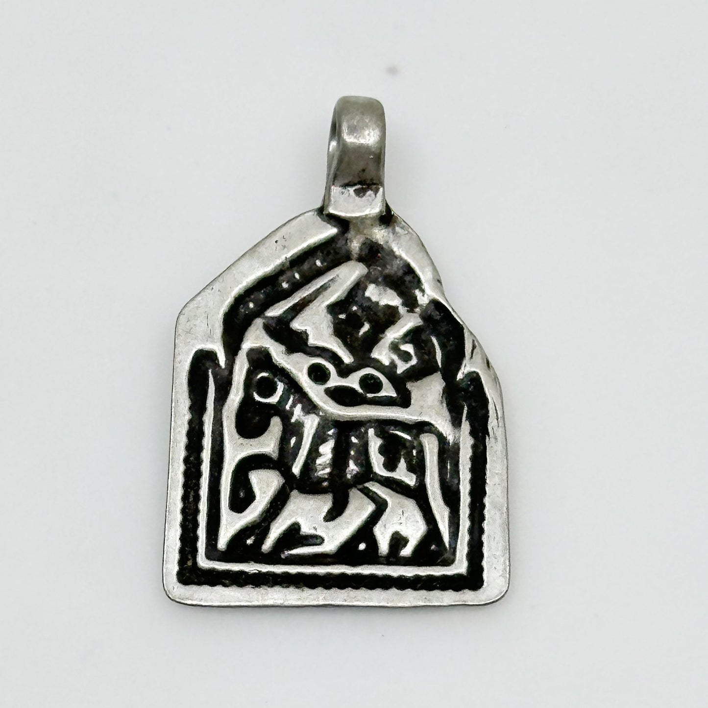 Vintage Hindu Rajasthan 800 silver pendant