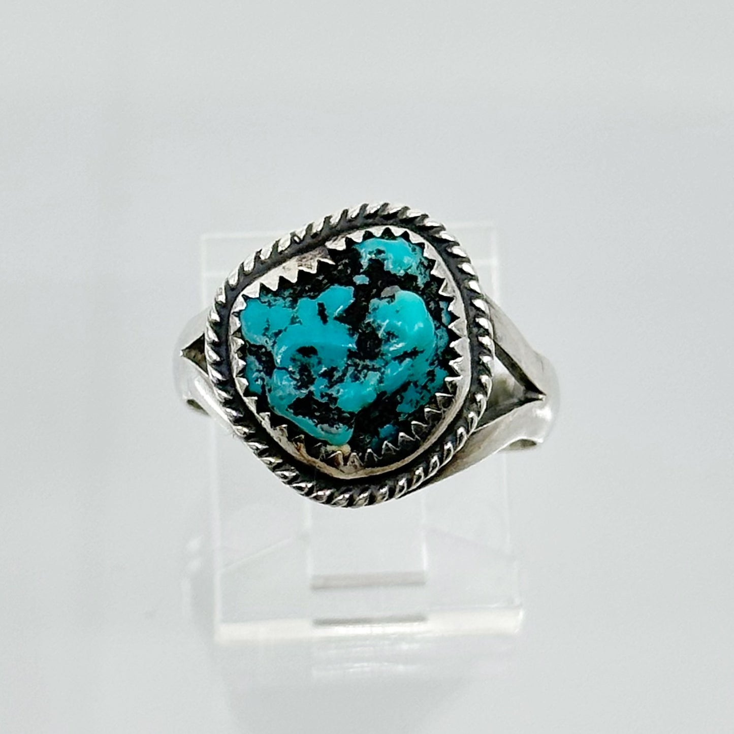 Navajo Sterling silver turquoise ring