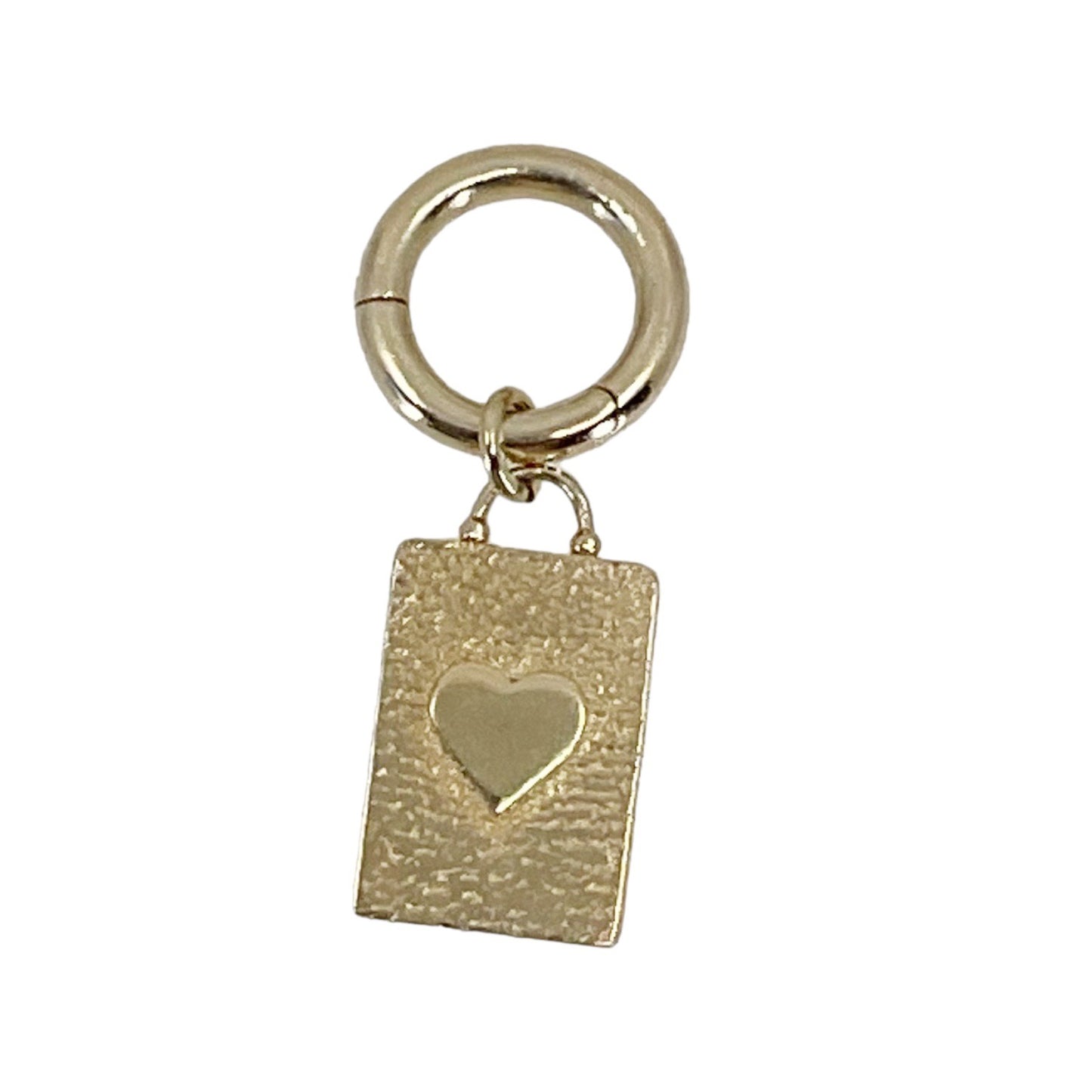 Gold Vermeil Sterling silver heart pendant