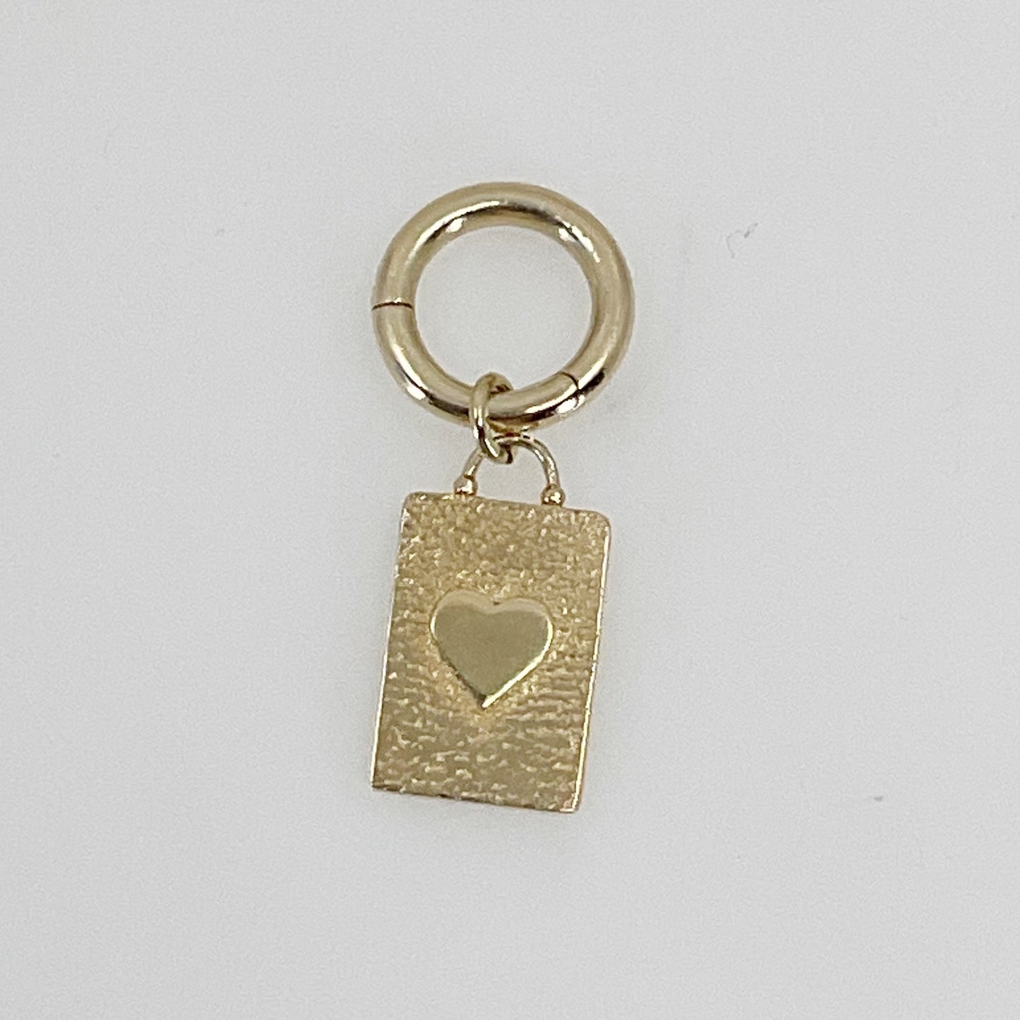 Gold Vermeil Sterling silver heart pendant