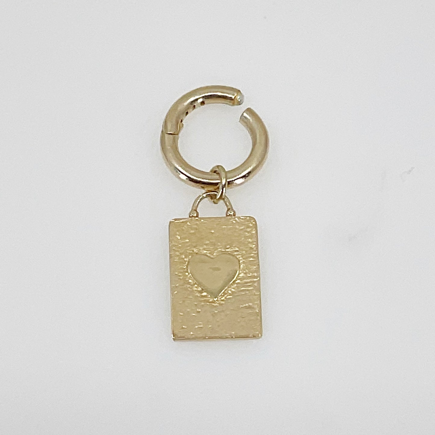 Gold Vermeil Sterling silver heart pendant