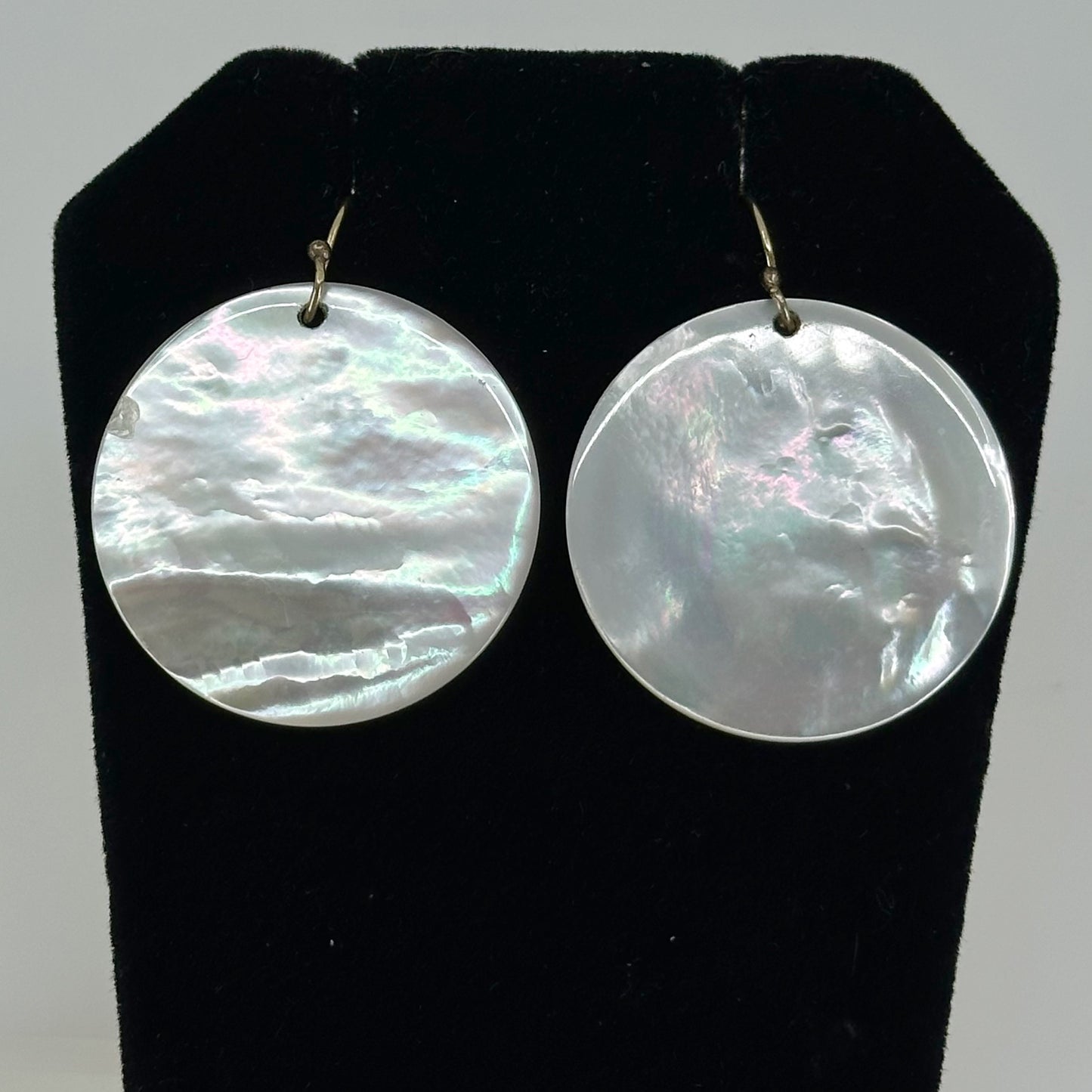 Gold Filled Mother of Pearl earrings