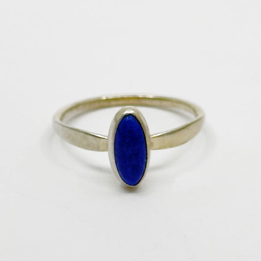 Ed Levin sterling silver lapis lazuli ring