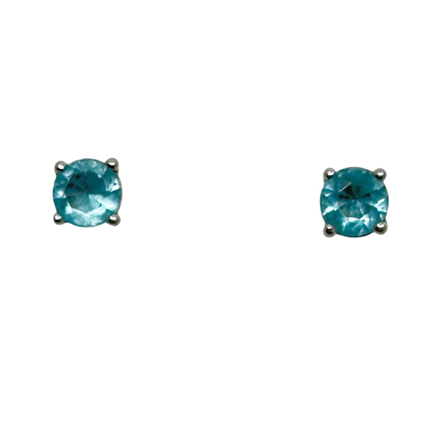 Sterling silver Blue Topaz stud earrings