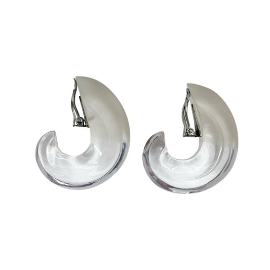 Patricia Von Musulin sterling silver lucite earrings