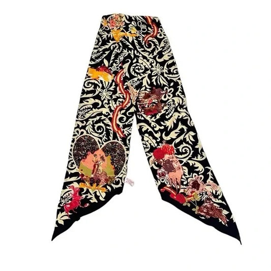 christian lacroix silk scarf