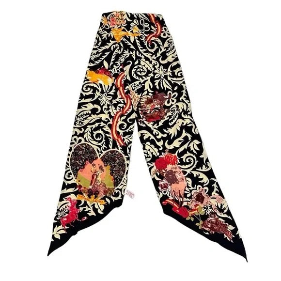 christian lacroix silk scarf